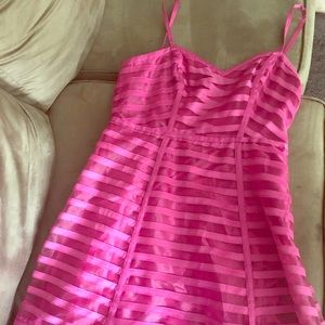Pink BEBE mini dress